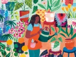 La Femme aux Plantes