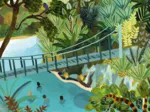 Piscine Bleues en Nouvelle-Zelande