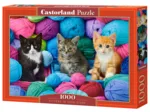 Chatons dans un Magasin de Laine