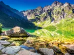 Lever du Soleil sur Morskie Oko, Pologne