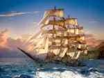 Navigation au Coucher du Soleil