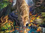 Loup dans la Forêt