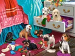 Puppies in the Garden