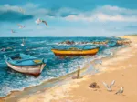 Art Collection - Matin au Bord de la Mer