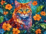 Chat Mosaïque