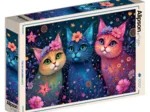 Trio de Chats Rêveurs