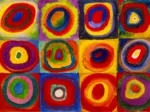 Vassily Kandinsky - Color Study: Squares with Concentric Circles