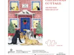 Cottage de Noël - Puzzle Boîte Carré de 1000 pièces