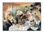 Le Déjeuner des Canotiers Meowsterpiece - 1000 Piece Puzzle