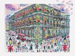 Noël à la Nouvelle-Orléans - Puzzle 1000 Pièces avec Boîte Carrée