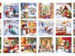 Calendrier de l'Avent - Souvenirs de Noël - 24 Puzzles