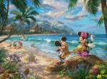Mickey et Minnie sur Hawaii