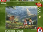 Disney, Mickey et Minnie dans les Alpes
