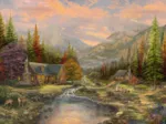 Puzzle en bois - Le Ruisseau de Montagne