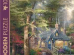 Puzzle en bois - Le Village au Bord du Lac