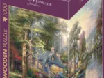 Puzzle en bois - Le Village au Bord du Lac