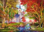 La Chapelle dans la Forêt d'Automne