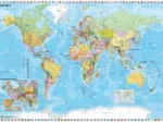 Carte du Monde en Allemand