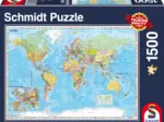 Carte du Monde en Allemand