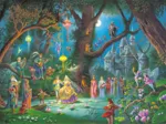 Puzzle en Bois Découpé à la Main - Mariage D'Une Fée