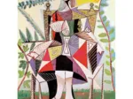 Puzzle en Bois Découpé à la Main - Picasso : Femme Au Jardin
