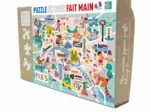 Puzzle en Bois Découpé à la Main - Balade A Paris