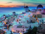 Soirée à Santorini