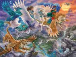 Sur Pégase à Travers les Airs