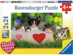 2 Puzzles - Sieste des Chatons