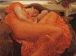 Frederic Leighton - Flaming June - Détail