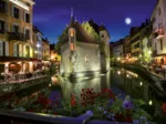 Paysages nocturnes - France : Annecy