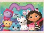 4 Puzzles - Gabby's Dollhouse