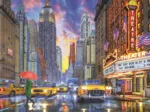 Manhattan Sous la Pluie
