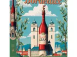 Affiche Vintage - Bordeaux, France