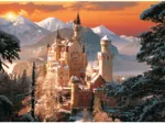 Allemagne : Neuschwanstein sous la neige