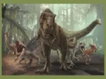4 Puzzles - Dinosaures Menaçants