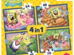 4 Puzzles - La Vie Sous-Marine de Bob L'Éponge