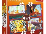 4 Puzzles - Le Courageux Roi Lion