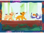 4 Puzzles - Le Courageux Roi Lion