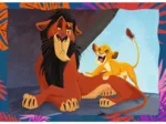 4 Puzzles - Le Courageux Roi Lion