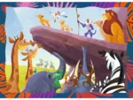 4 Puzzles - Le Courageux Roi Lion