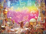 2 Puzzles - Cosmos Et Cristaux