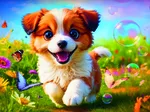 Chiot Heureux