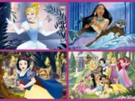 4 Puzzles - Disney Princess